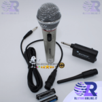 Microfono wireless senza fili e cablato WG-309E karaoke SUPER PROFESSIONAL